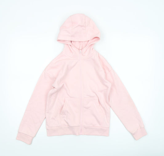 Girls UK Size 9-10 Years Dunnes Stores Pink Full Zip Hoodie