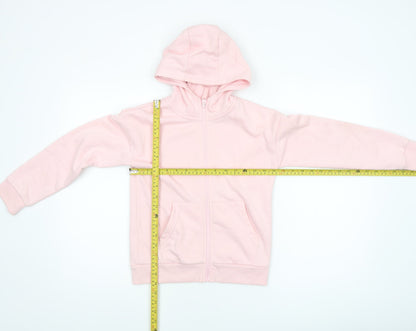 Girls UK Size 9-10 Years Dunnes Stores Pink Full Zip Hoodie
