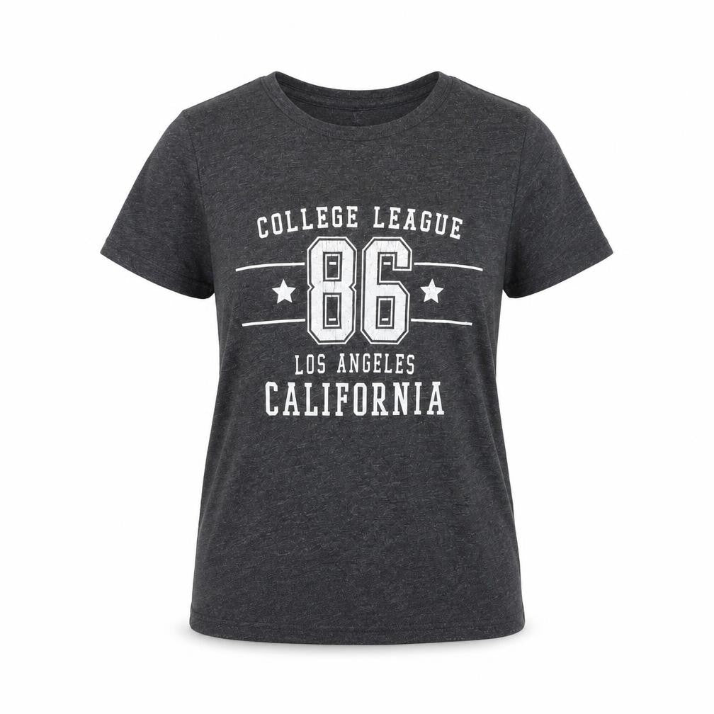 Womens UK Size XS Brave Soul Grey Basic T-Shirt