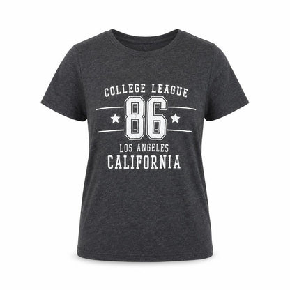Womens UK Size XS Brave Soul Grey Basic T-Shirt