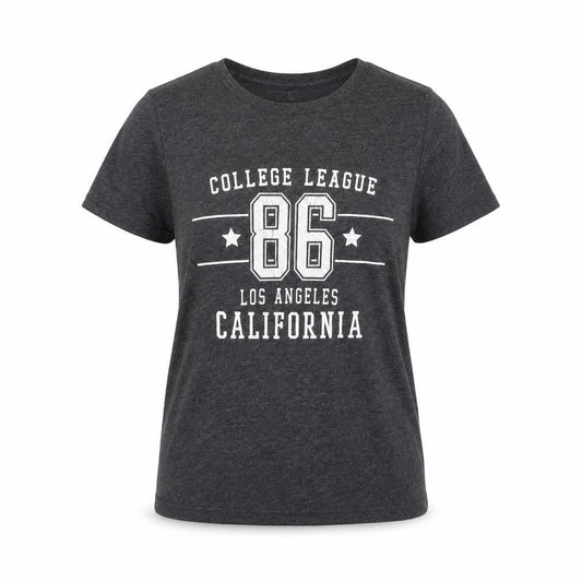 Womens UK Size XS Brave Soul Grey Basic T-Shirt