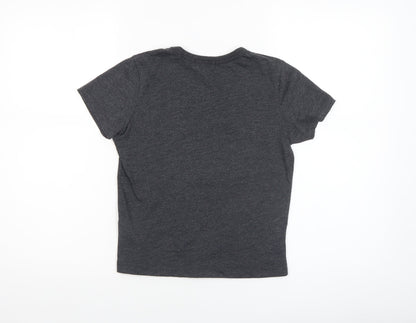Womens UK Size XS Brave Soul Grey Basic T-Shirt