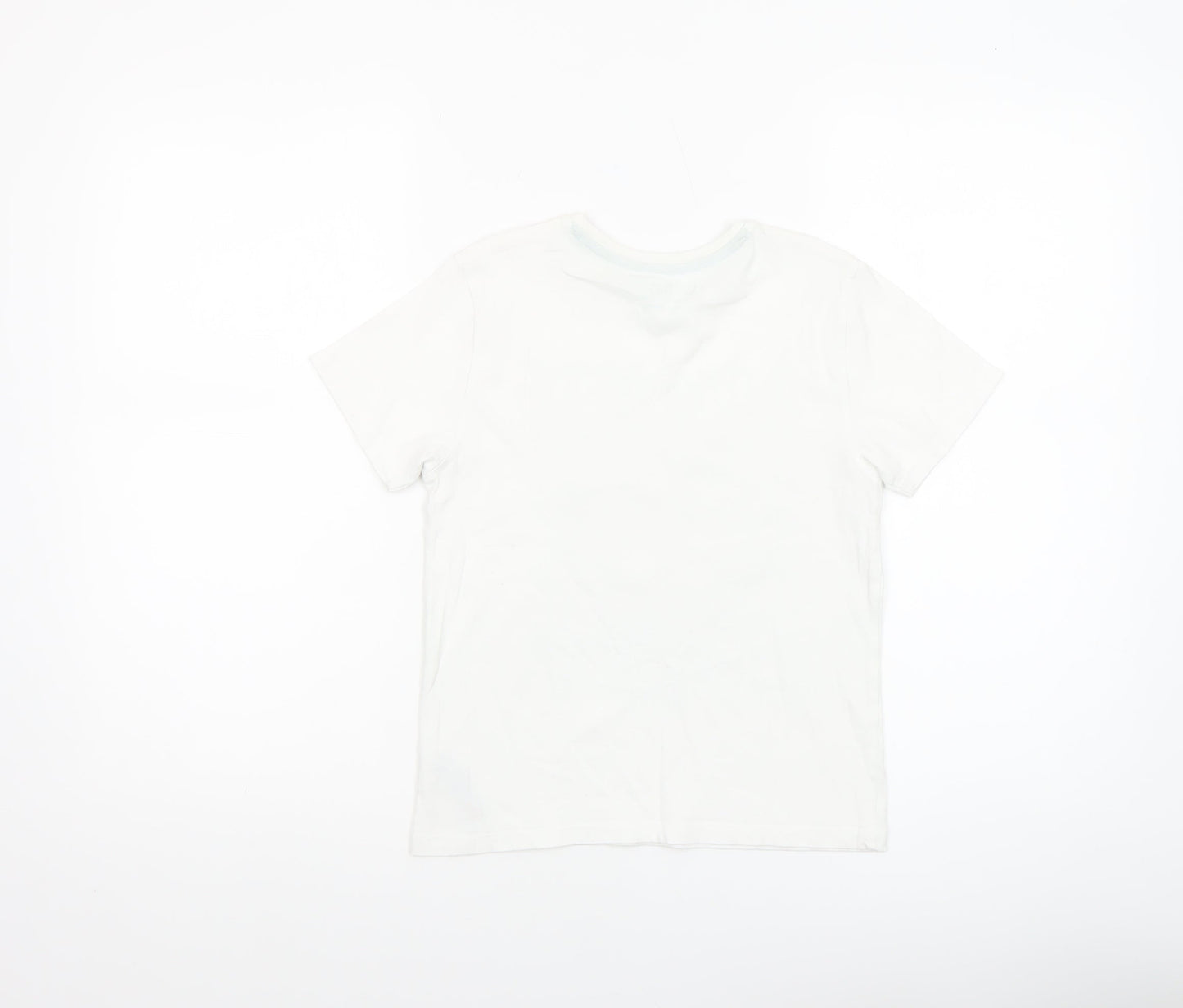 Girls UK Size 7-8 Years Primark White Basic T-Shirt