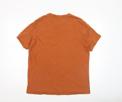 Mens UK Size S Nike Brown  T-Shirt