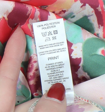 Womens UK Size 20 Gallery Multicoloured Basic Button-Up