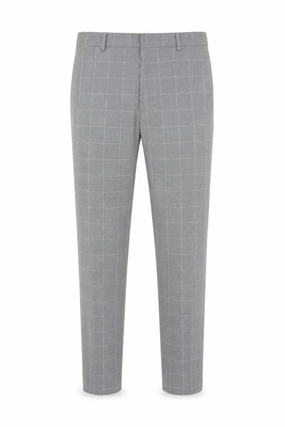 Mens UK Size M H&M Slim Fit Dress Pants Grey Trousers
