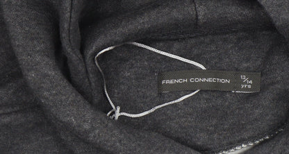 Boys UK Size 13-14 Years French Connection Grey Pullover Hoodie