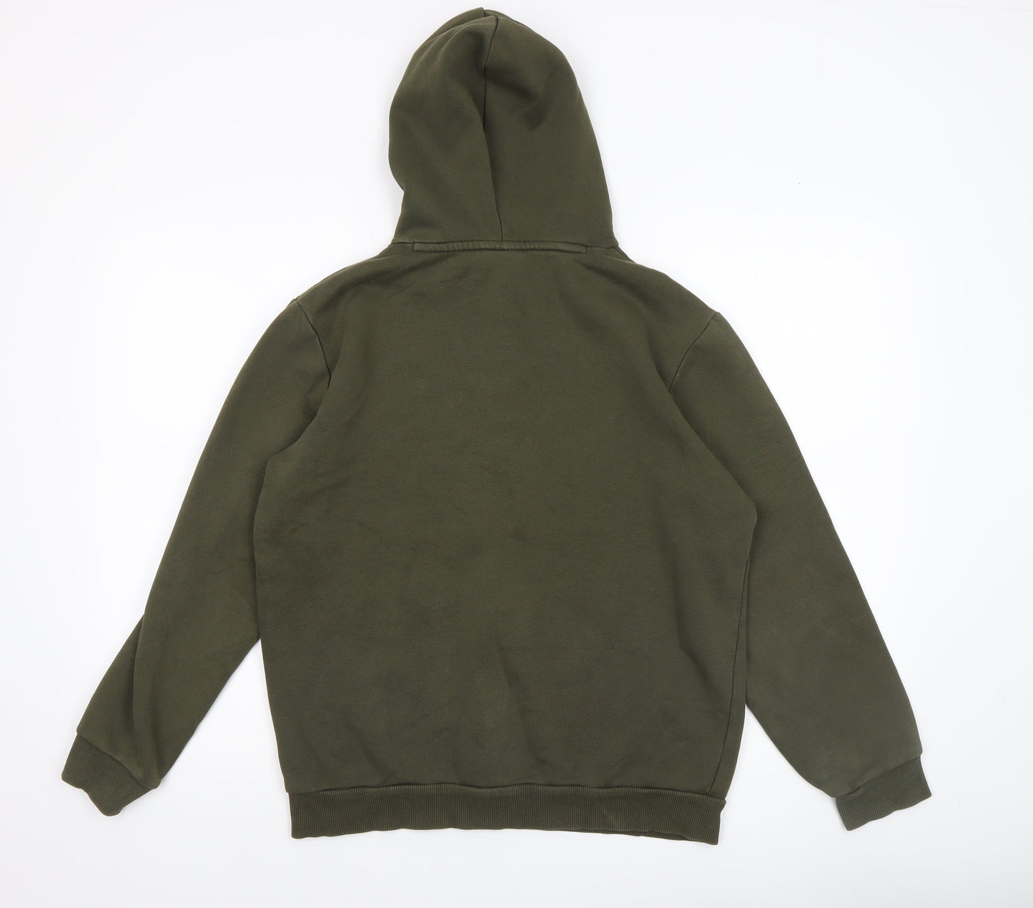 Mens UK Size S PUMA Green Pullover Hoodie