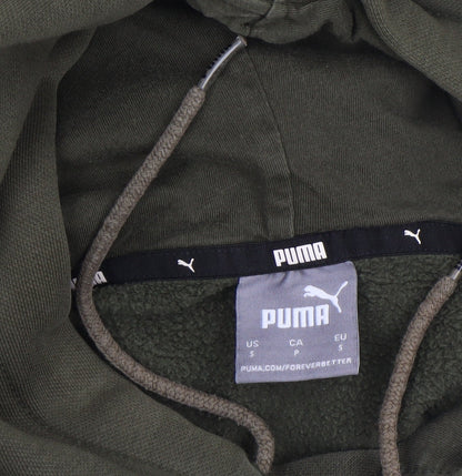 Mens UK Size S PUMA Green Pullover Hoodie