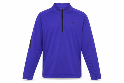 Mens UK Size M adidas Purple 1/4 Zip Sweatshirt