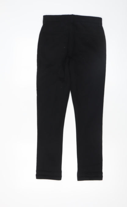 Boys UK Size 11 Years NEXT Slim Fit Chino Black Trousers