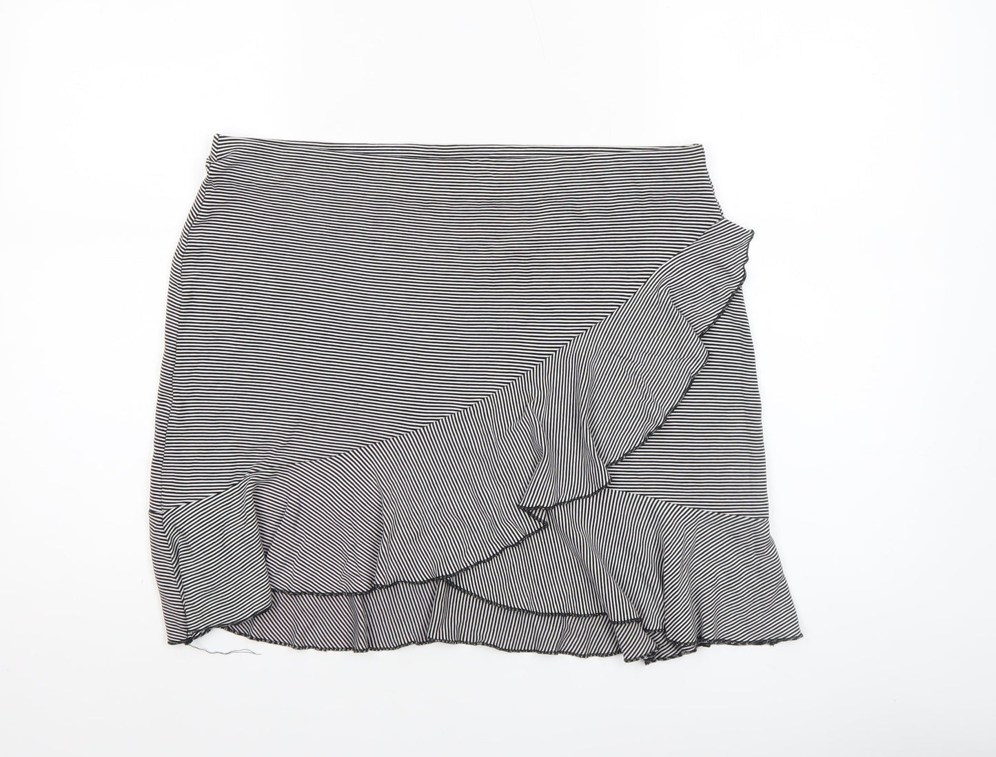 Womens UK Size L H&M Wrap Jersey Skirt