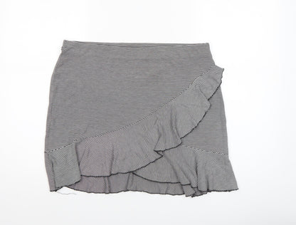 Womens UK Size L H&M Wrap Jersey Skirt