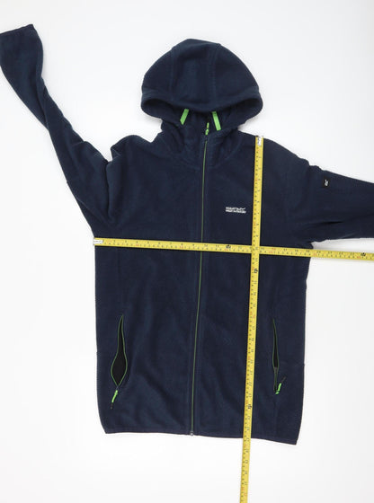 Mens UK Size S Regatta Blue Full Zip Hoodie