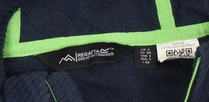 Mens UK Size S Regatta Blue Full Zip Hoodie