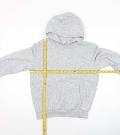 Boys UK Size 11-12 Years Marks and Spencer Grey Pullover Hoodie