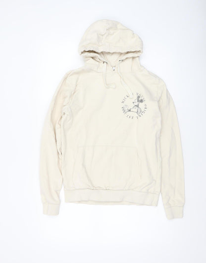 Womens UK Size S Disney Beige Pullover Hoodie