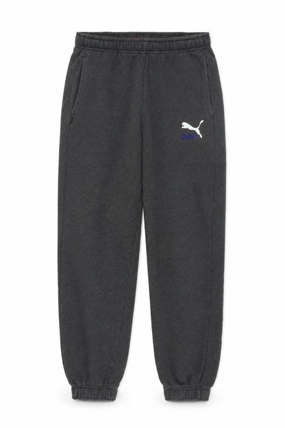 Mens UK Size S PUMA Regular Fit Jogger Black Trousers