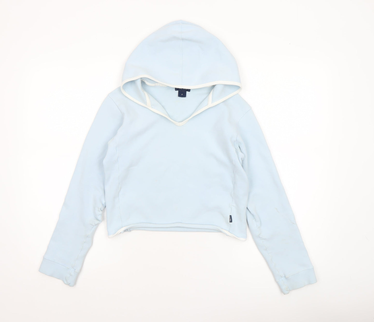 Womens UK Size 12 Jack Wills Blue Pullover Hoodie