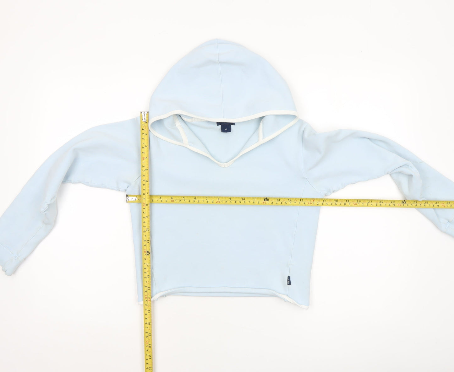 Womens UK Size 12 Jack Wills Blue Pullover Hoodie