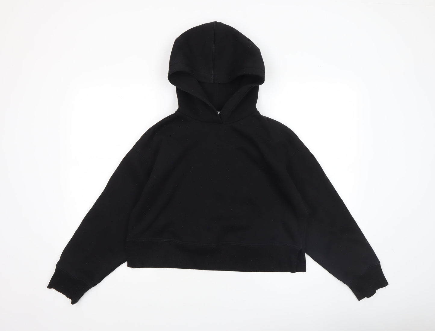 Womens UK Size S Zara Black Pullover Hoodie