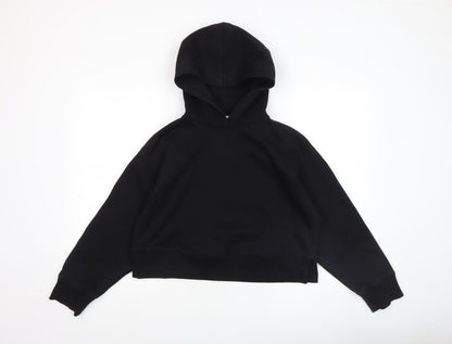 Womens UK Size S Zara Black Pullover Hoodie
