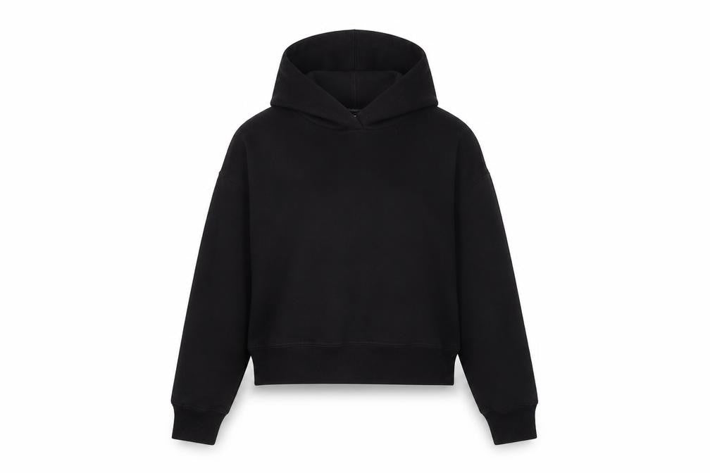 Womens UK Size S Zara Black Pullover Hoodie