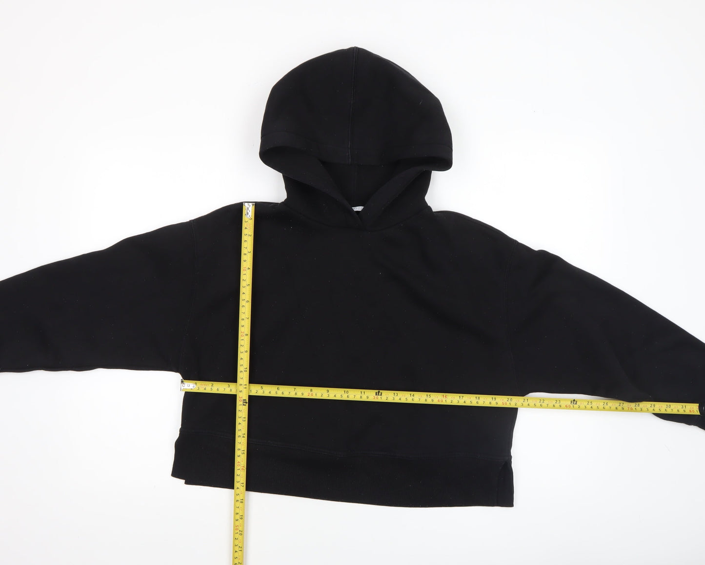 Womens UK Size S Zara Black Pullover Hoodie