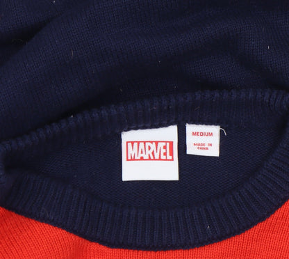 Mens UK Size M Marvel Multicoloured Pullover Jumper