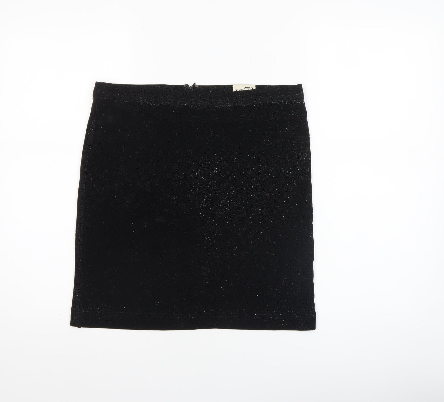 Womens UK Size M Reiss Straight & Pencil Velvet Skirt
