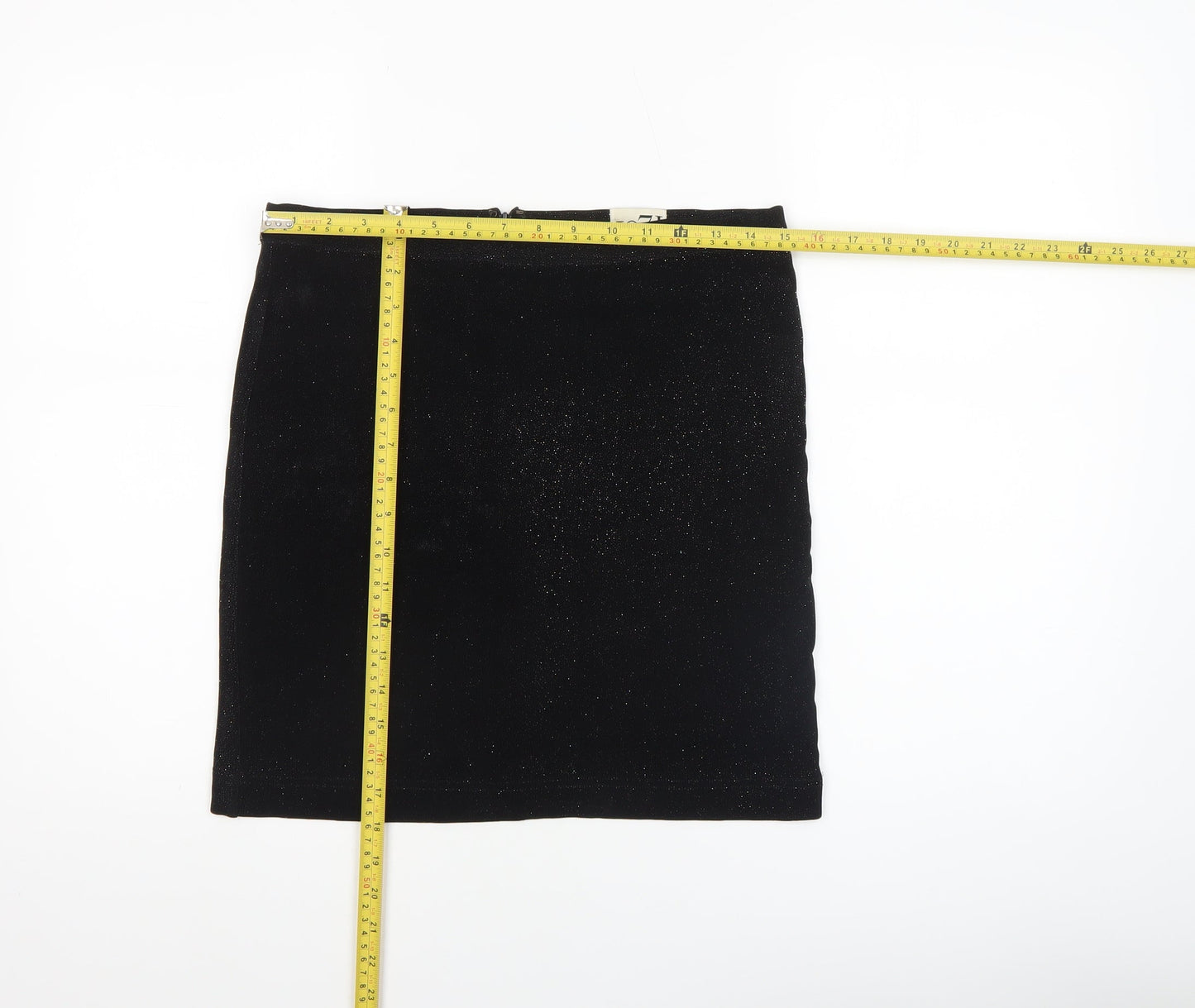 Womens UK Size M Reiss Straight & Pencil Velvet Skirt