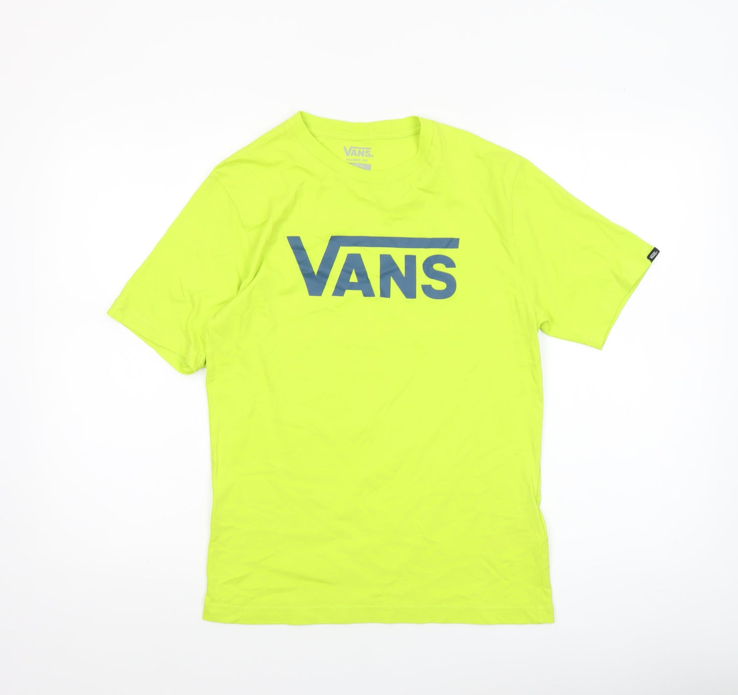Boys UK Size 12-14 Years VANS Yellow Basic T-Shirt