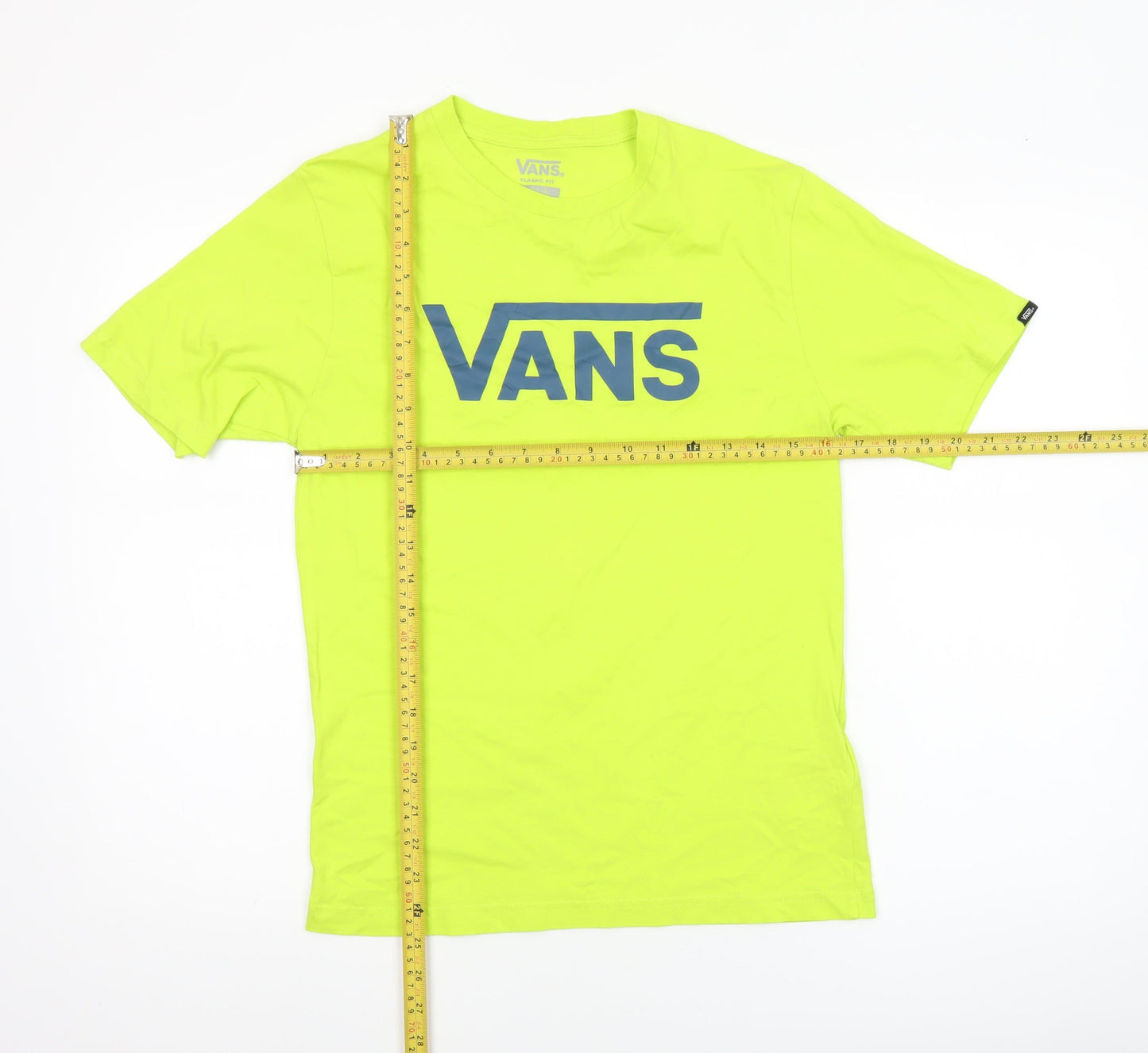 Boys UK Size 12-14 Years VANS Yellow Basic T-Shirt