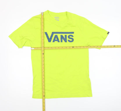 Boys UK Size 12-14 Years VANS Yellow Basic T-Shirt