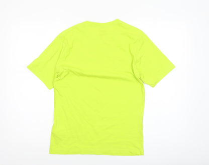 Boys UK Size 12-14 Years VANS Yellow Basic T-Shirt
