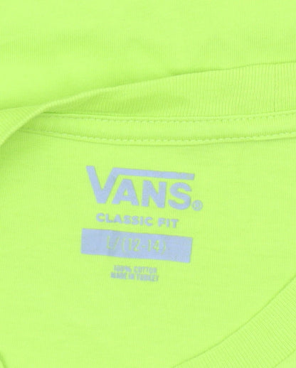 Boys UK Size 12-14 Years VANS Yellow Basic T-Shirt