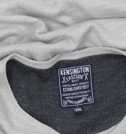 Mens UK Size 2XL Kensington Eastside Beige Pullover Jumper