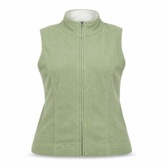 Womens UK Size S Isle Green Bodywarmer