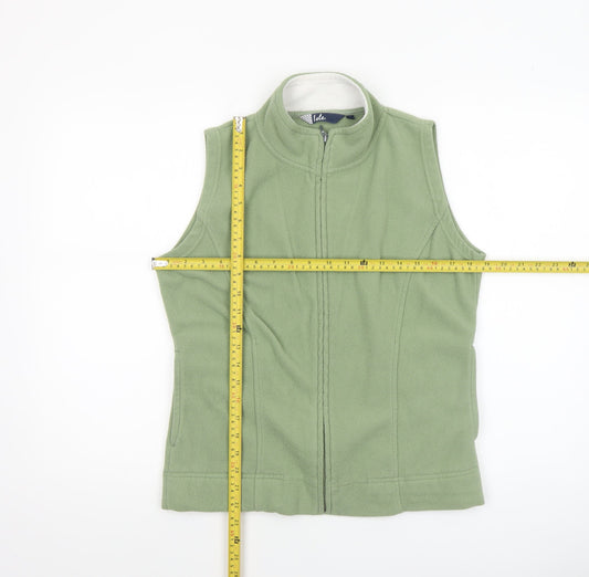 Womens UK Size S Isle Green Bodywarmer