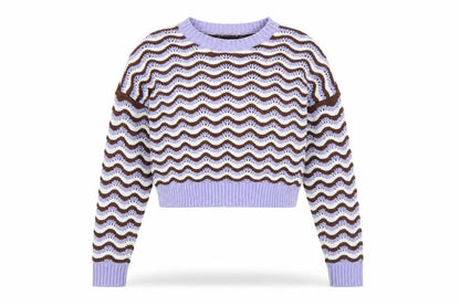 Womens UK Size M Hollister Multicoloured Pullover Jumper