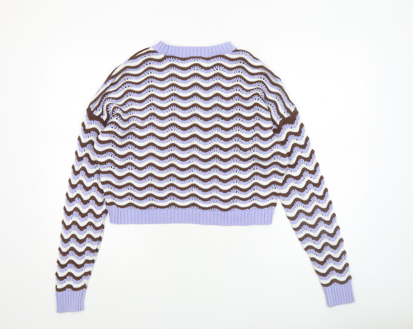 Womens UK Size M Hollister Multicoloured Pullover Jumper