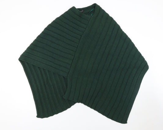 Womens UK Size M/L Accessorize Green Cape Jumper