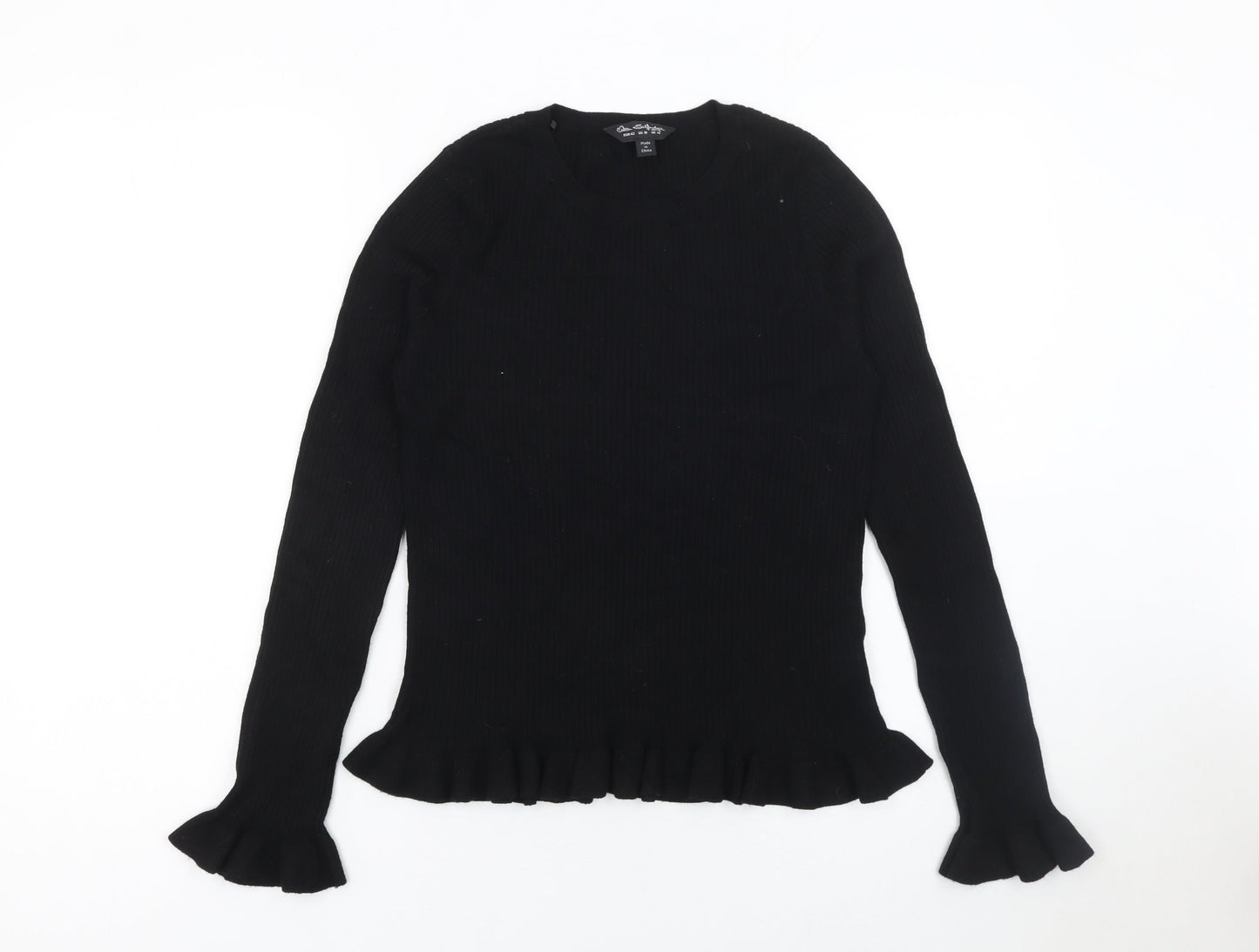 Womens UK Size 14 Miss Selfridge Black Pullover Jumper