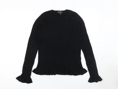 Womens UK Size 14 Miss Selfridge Black Pullover Jumper