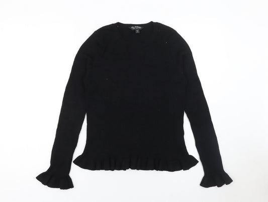 Womens UK Size 14 Miss Selfridge Black Pullover Jumper