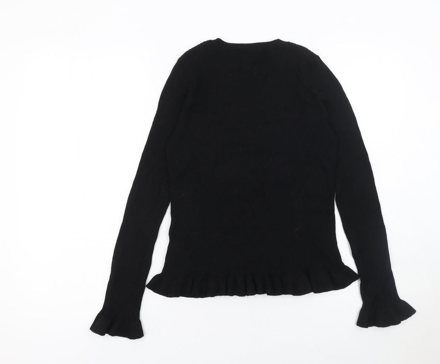 Womens UK Size 14 Miss Selfridge Black Pullover Jumper