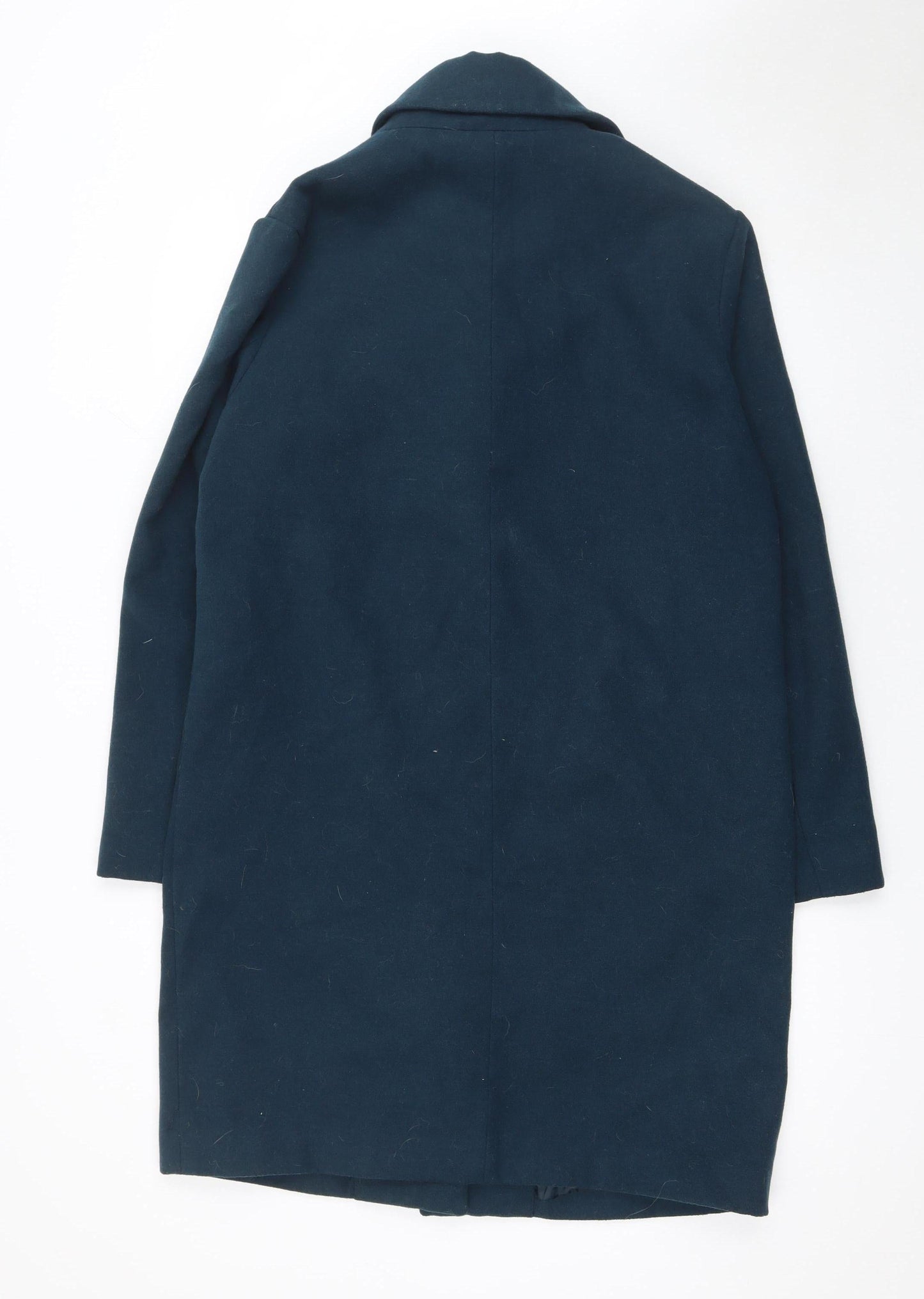 Womens UK Size 12 New Look Blue Overcoat