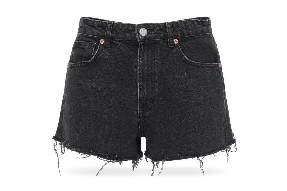 Womens UK Size 8 Zara Regular Fit Cut-Off Shorts