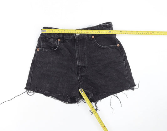 Womens UK Size 8 Zara Regular Fit Cut-Off Shorts