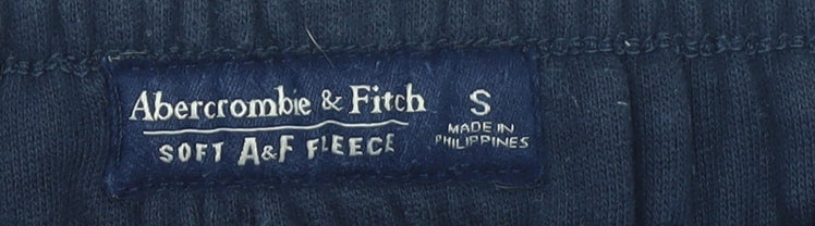 Womens UK Size S Abercrombie & Fitch Regular Fit Jogger Blue Trousers